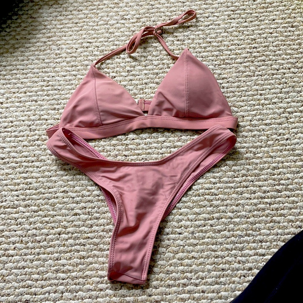 Light pink bathing suit